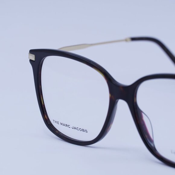Marc Jacobs MARC 562 0086 00 Eyeglasses Havana/Gold 54mm Square Frame - Picture 12 of 13